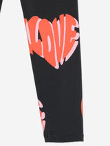 Stella McCartney Girls Love AOP Leggings in Black