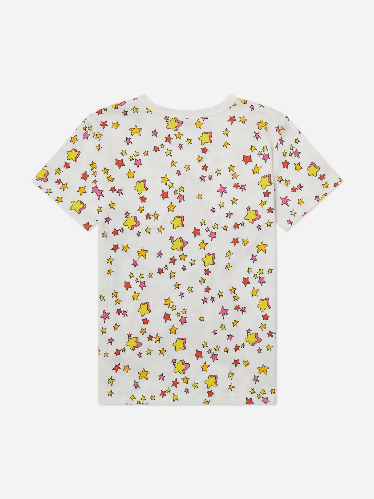 Stella McCartney Girls Fringed Star T-Shirt in Ivory