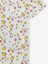Stella McCartney Girls Fringed Star T-Shirt in Ivory