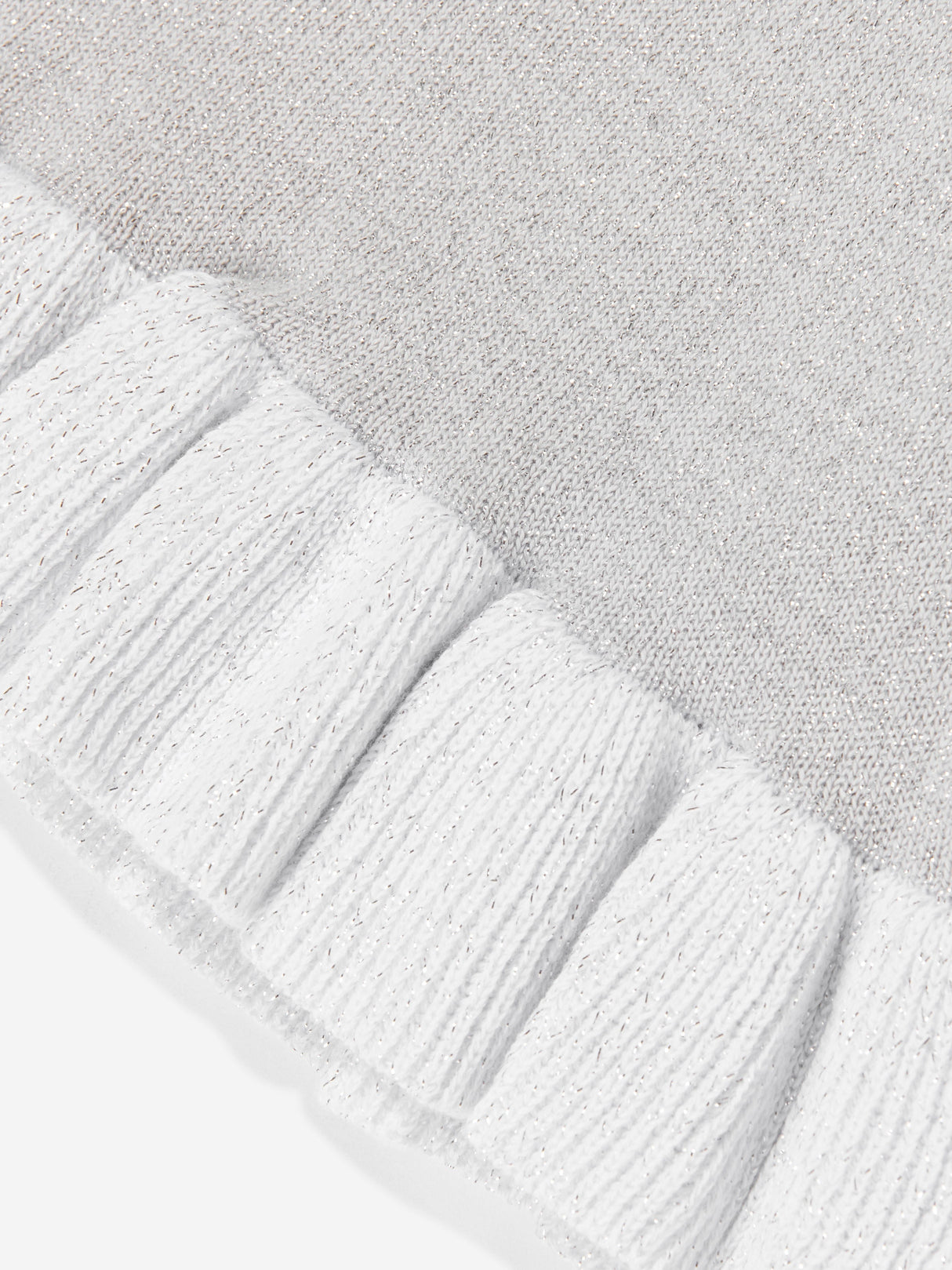 Stella McCartney Girls Swan Cardigan in Silver