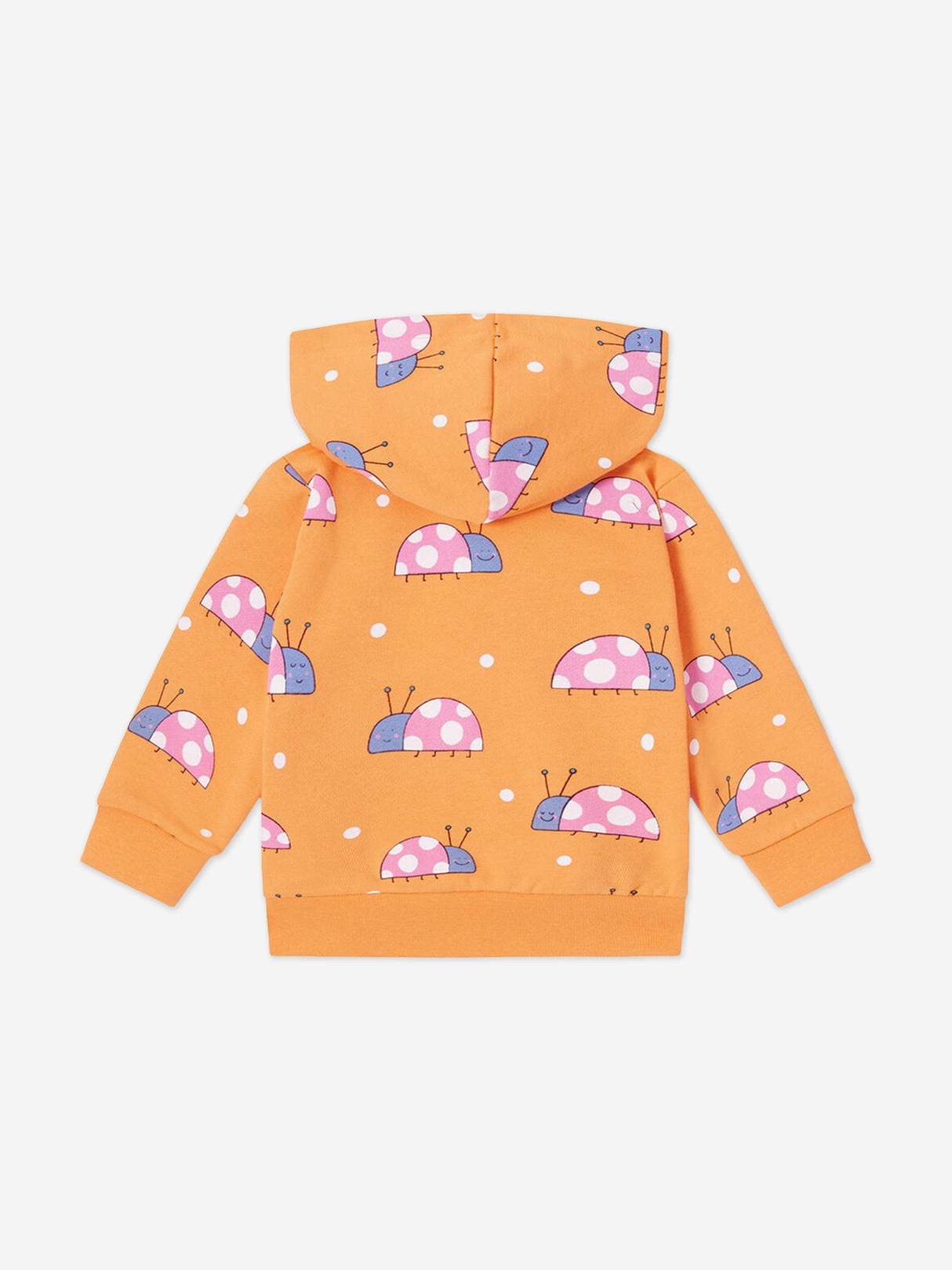 Stella McCartney Baby Girls Ladybird Zip Up Top in Orange