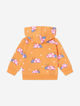 Stella McCartney Baby Girls Ladybird Zip Up Top in Orange