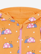 Stella McCartney Baby Girls Ladybird Zip Up Top in Orange