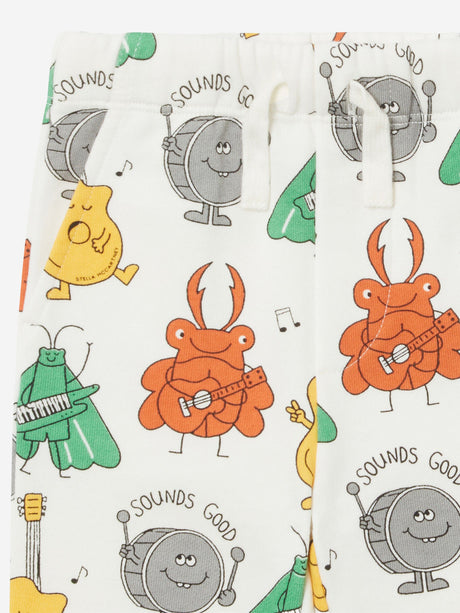 Stella McCartney Baby Boys Sounds Good Joggers in Ivory