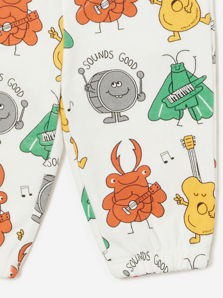 Stella McCartney Baby Boys Sounds Good Joggers in Ivory