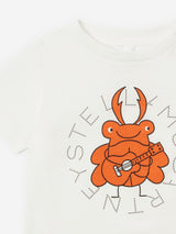 Stella McCartney Baby Boys Beetle Logo T-Shirt in Ivory