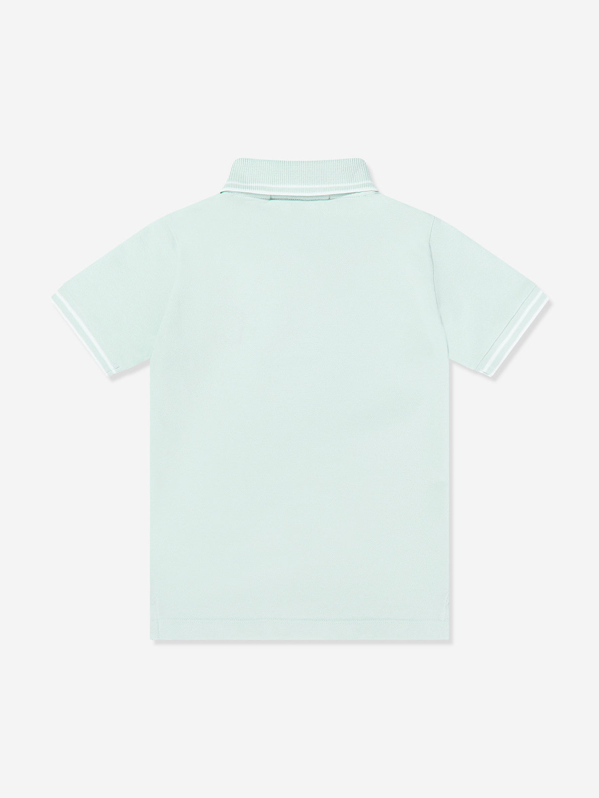 Stone Island Boys Compass Patch Polo Shirt in Blue