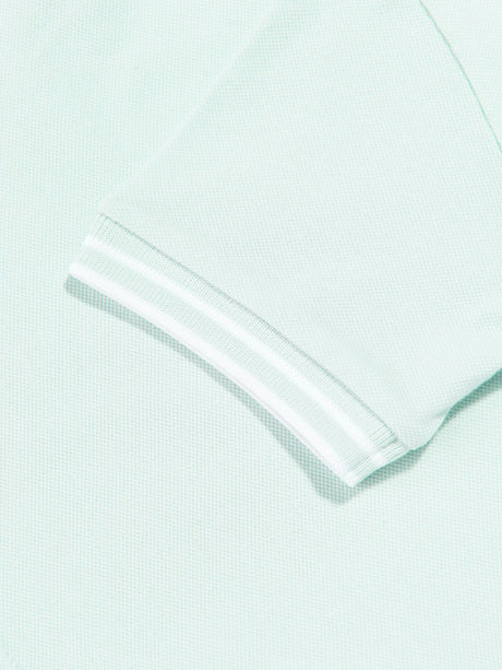 Stone Island Boys Compass Patch Polo Shirt in Blue