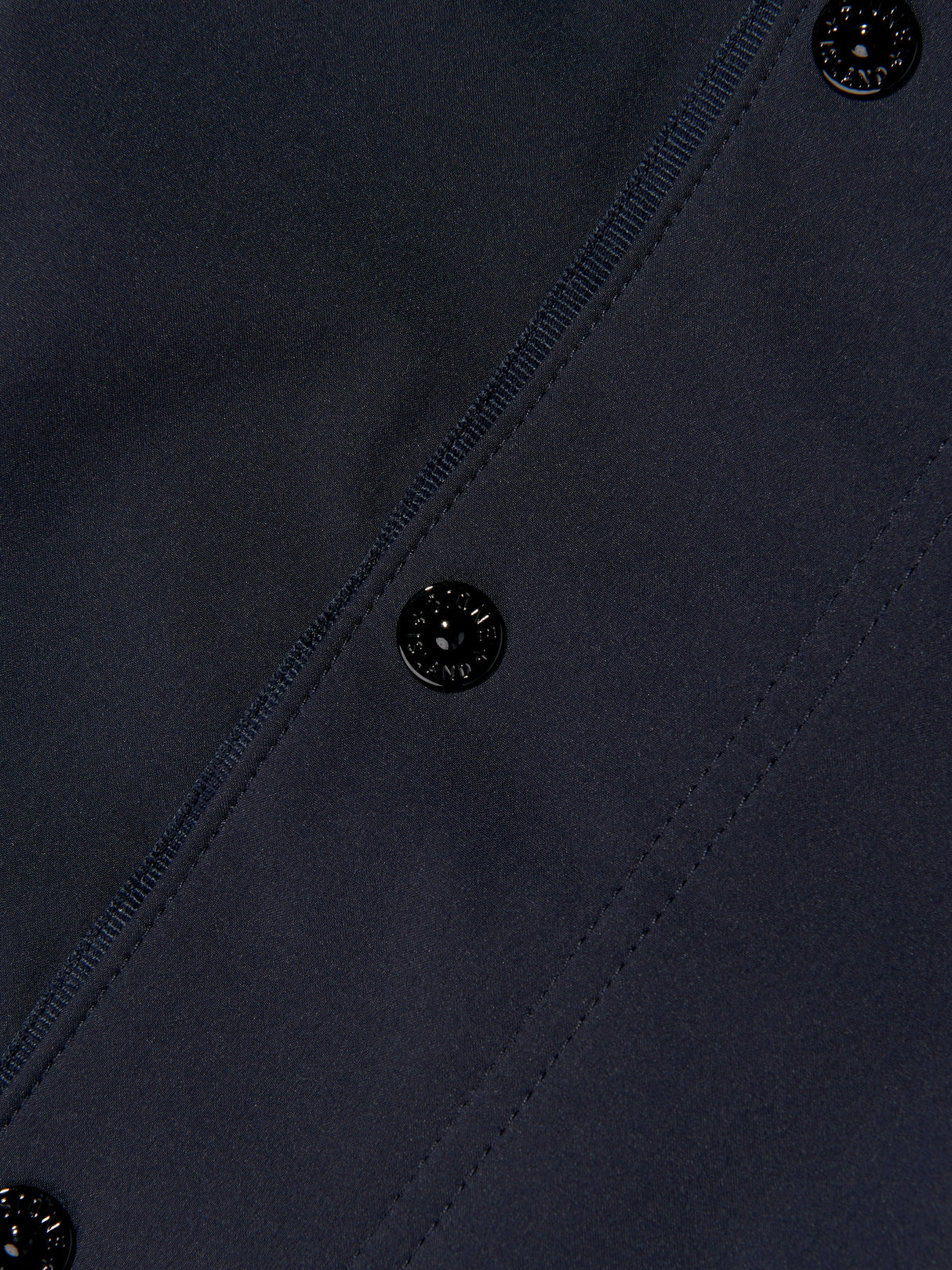 Stone Island Boy Hooded Bomber Jacket in Navy