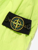 Stone Island Boys Lightweight Ripstop Jacket in Green