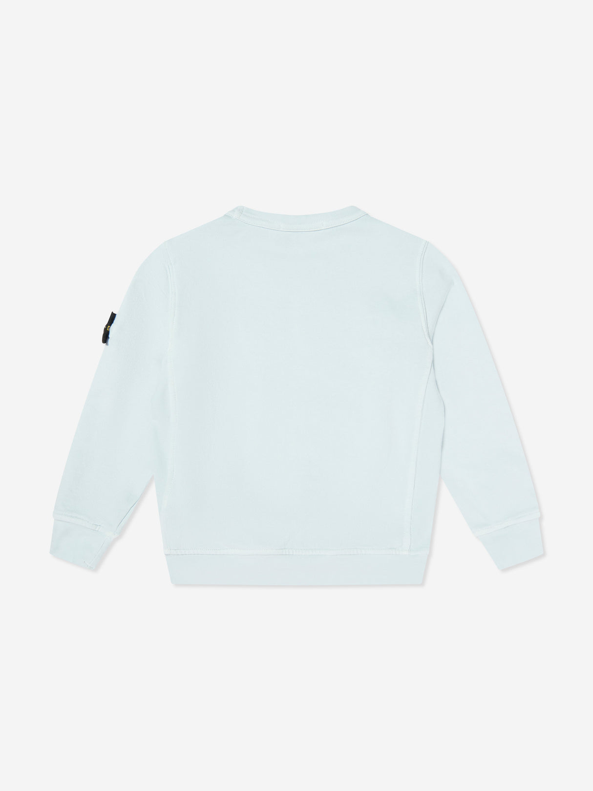 Stone Island Boys Cotton Fleece Sweatshirt in Blue