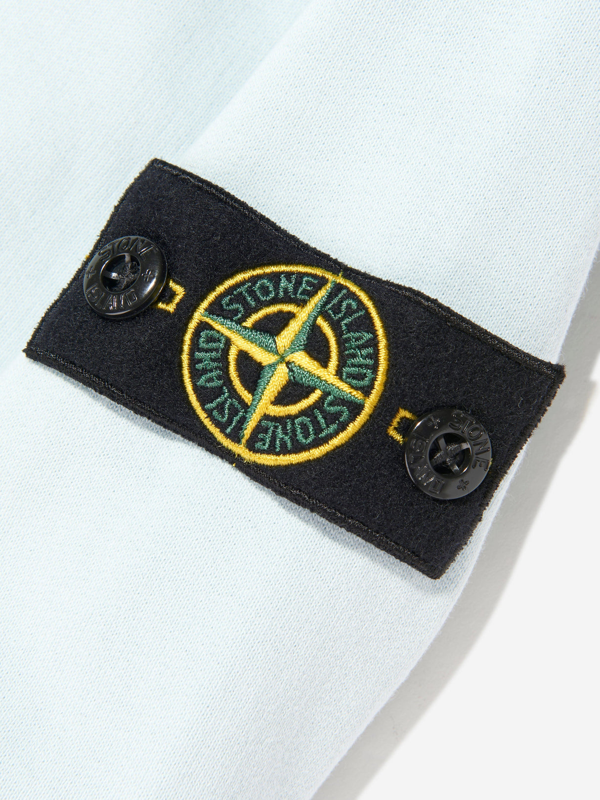 Stone Island Boys Cotton Fleece Sweatshirt in Blue