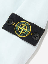 Stone Island Boys Cotton Fleece Sweatshirt in Blue