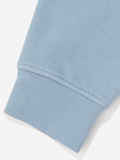 Stone Island Boys Logo Pocket Joggers in Blue