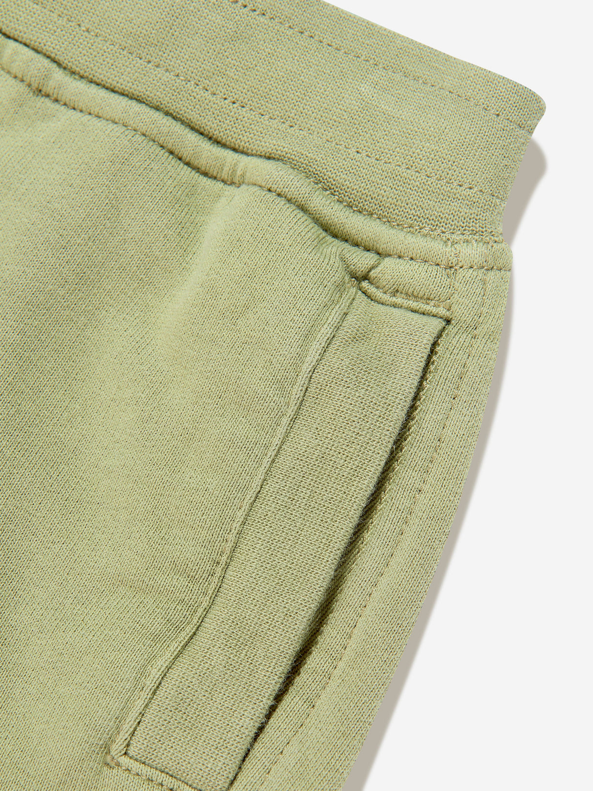 Stone Island Boys Logo Pocket Shorts in Green