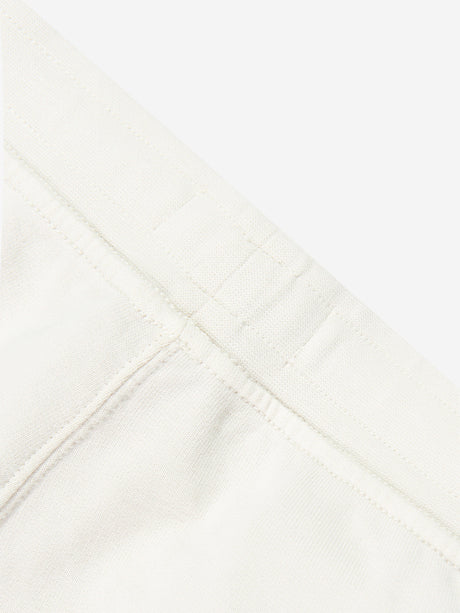 Stone Island Boys Logo Pocket Shorts in Ivory