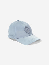 Stone Island Boys Compass Logo Baseball Cap in Blue