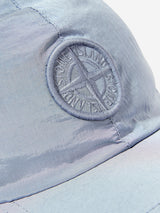 Stone Island Boys Compass Logo Baseball Cap in Blue
