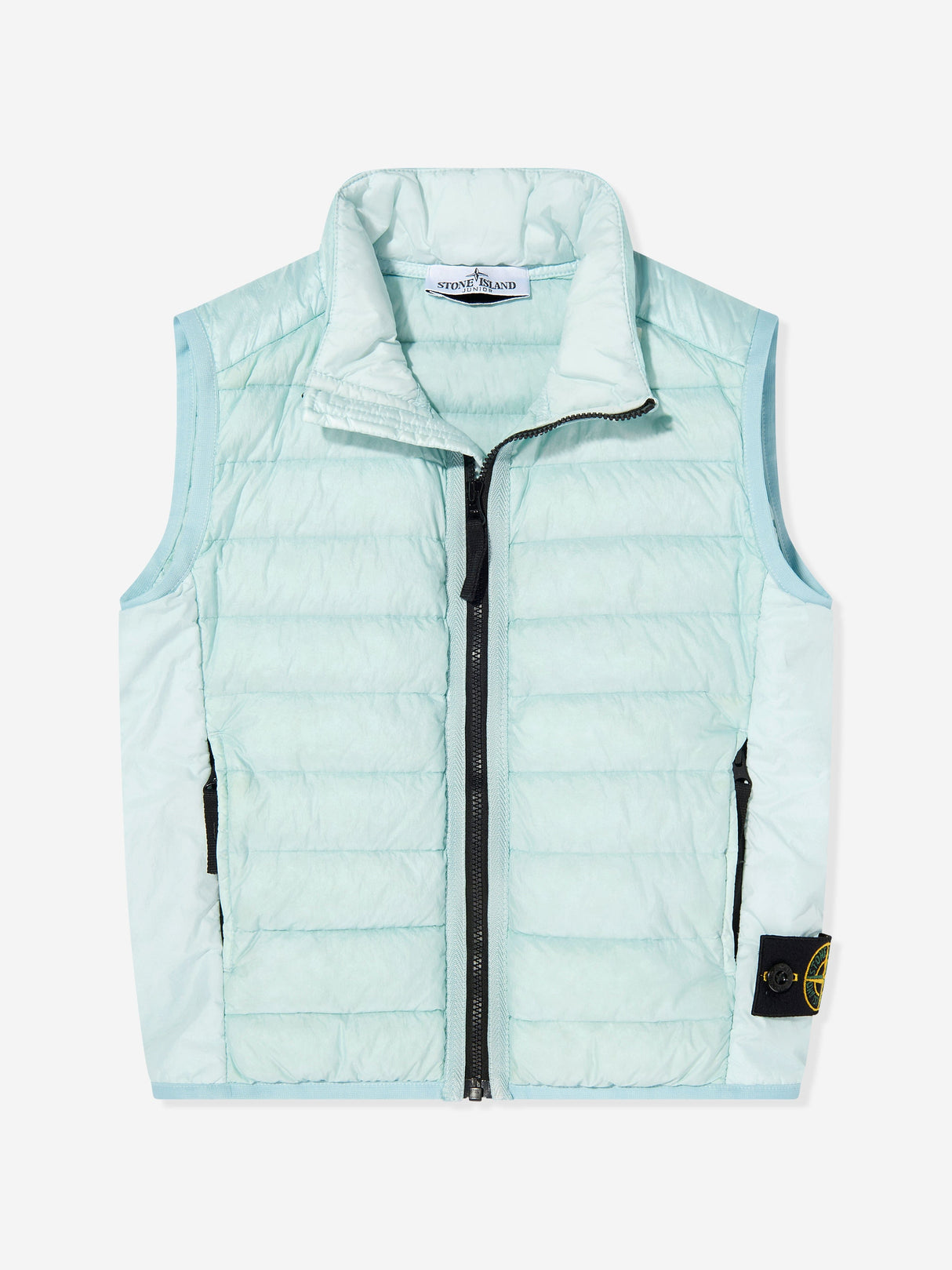 Stone Island Boys Lightweight Down Padded Gilet in Blue