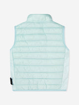 Stone Island Boys Lightweight Down Padded Gilet in Blue