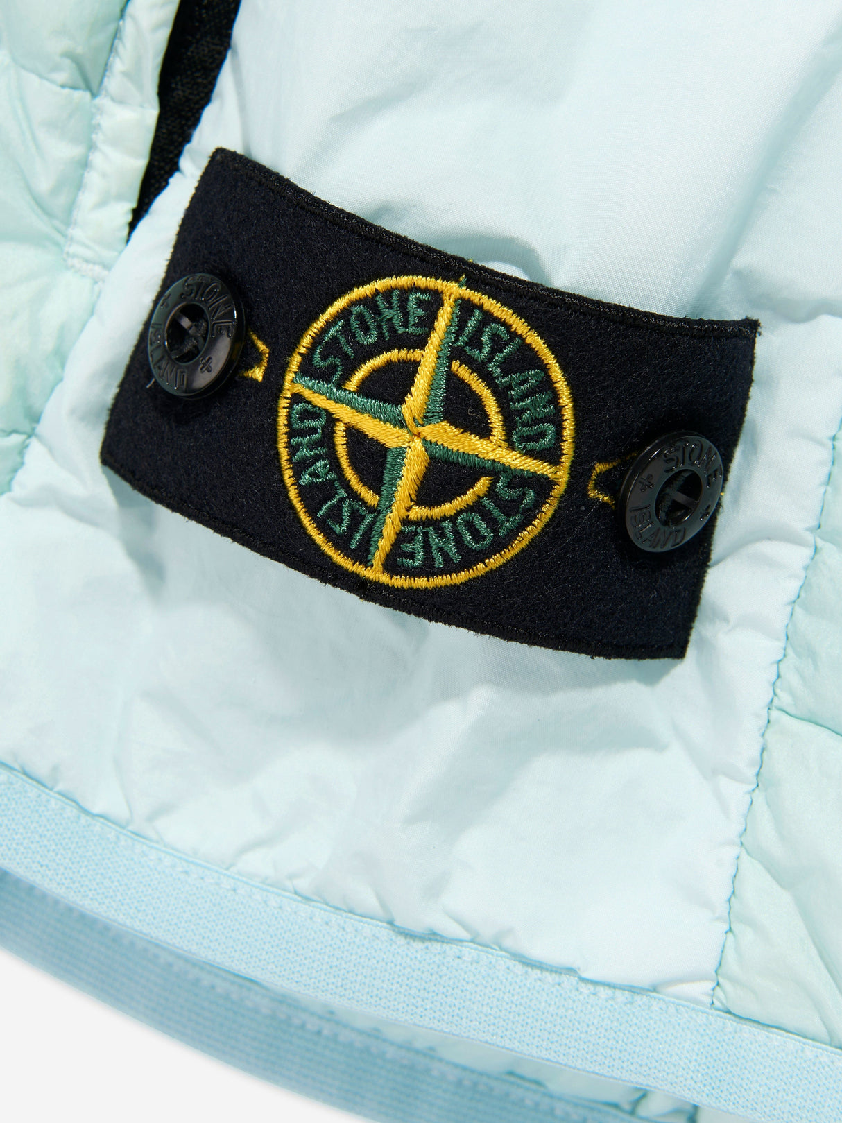 Stone Island Boys Lightweight Down Padded Gilet in Blue