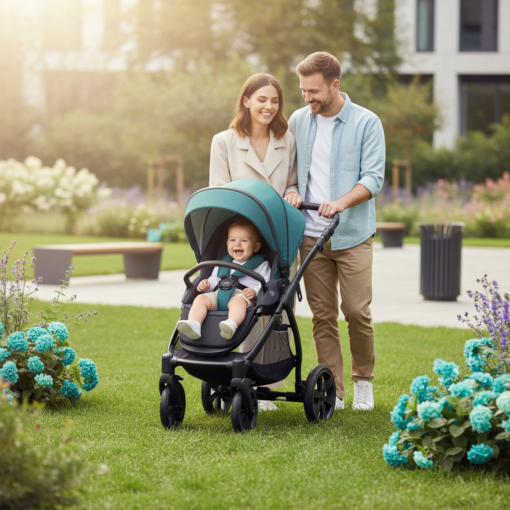 Noordi Sole Go 3in1 + Travel Carrier Car Seat, Teal