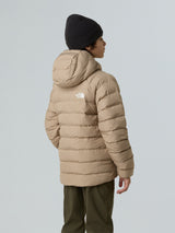 The North Face Boys Reversible Perrito Hooded Jacket in Beige