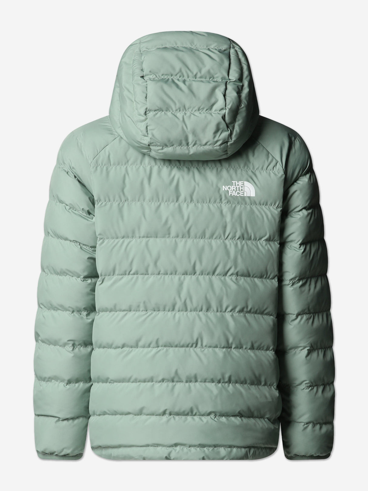 The North Face Girls Reversible Perrito Hooded Jacket in Green