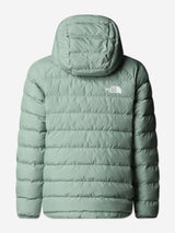 The North Face Girls Reversible Perrito Hooded Jacket in Green