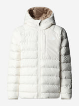 The North Face Girls Reversible Perrito Hooded Jacket in White