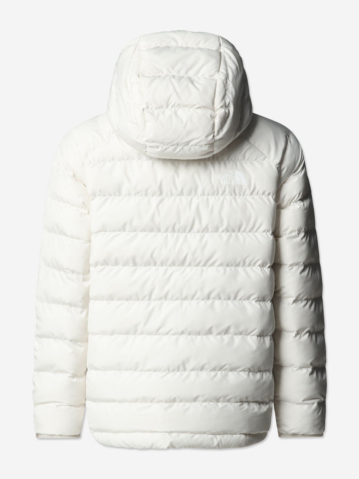 The North Face Girls Reversible Perrito Hooded Jacket in White
