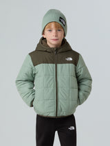 The North Face Kids Reversible Shasta Hooded Jacket in Green