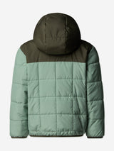 The North Face Kids Reversible Shasta Hooded Jacket in Green