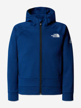 The North Face Boys Mountain Athletics Full Zip Hoodie in Blue