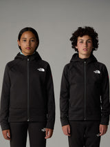 The North Face Kids Mountain Athletics Zip Up Top in Black