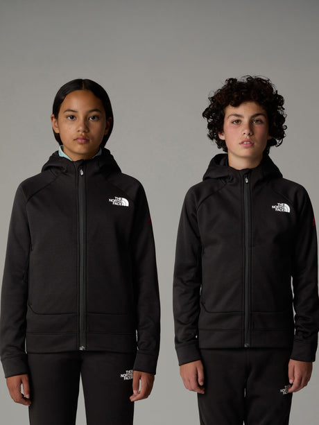 The North Face Kids Mountain Athletics Zip Up Top in Black