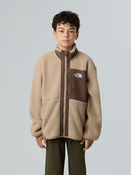 The North Face Boys Yumiori Full Zip Jacket in Beige