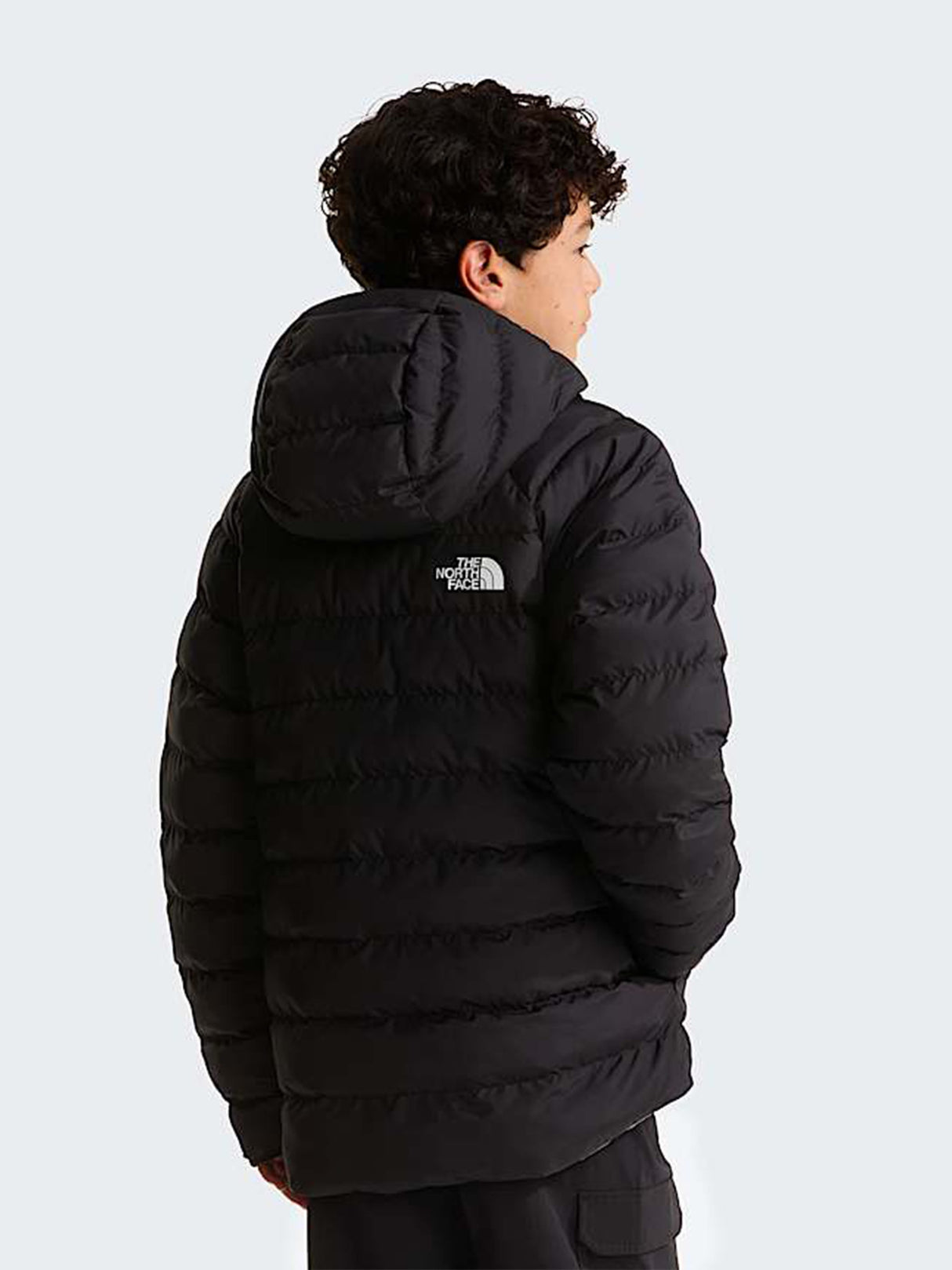 The North Face Boys Reversible Perrito Hooded Jacket in Black