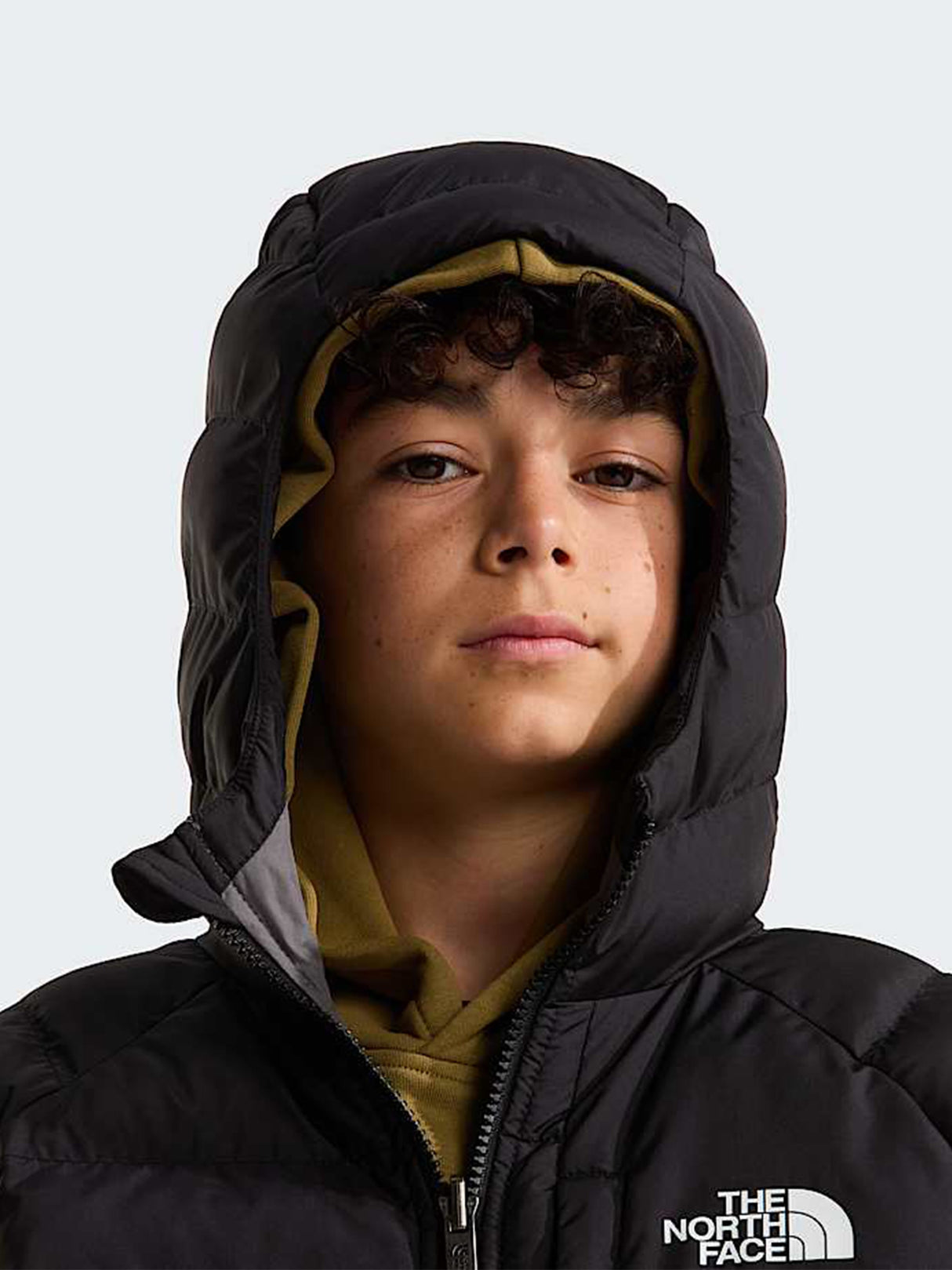 The North Face Boys Reversible Perrito Hooded Jacket in Black