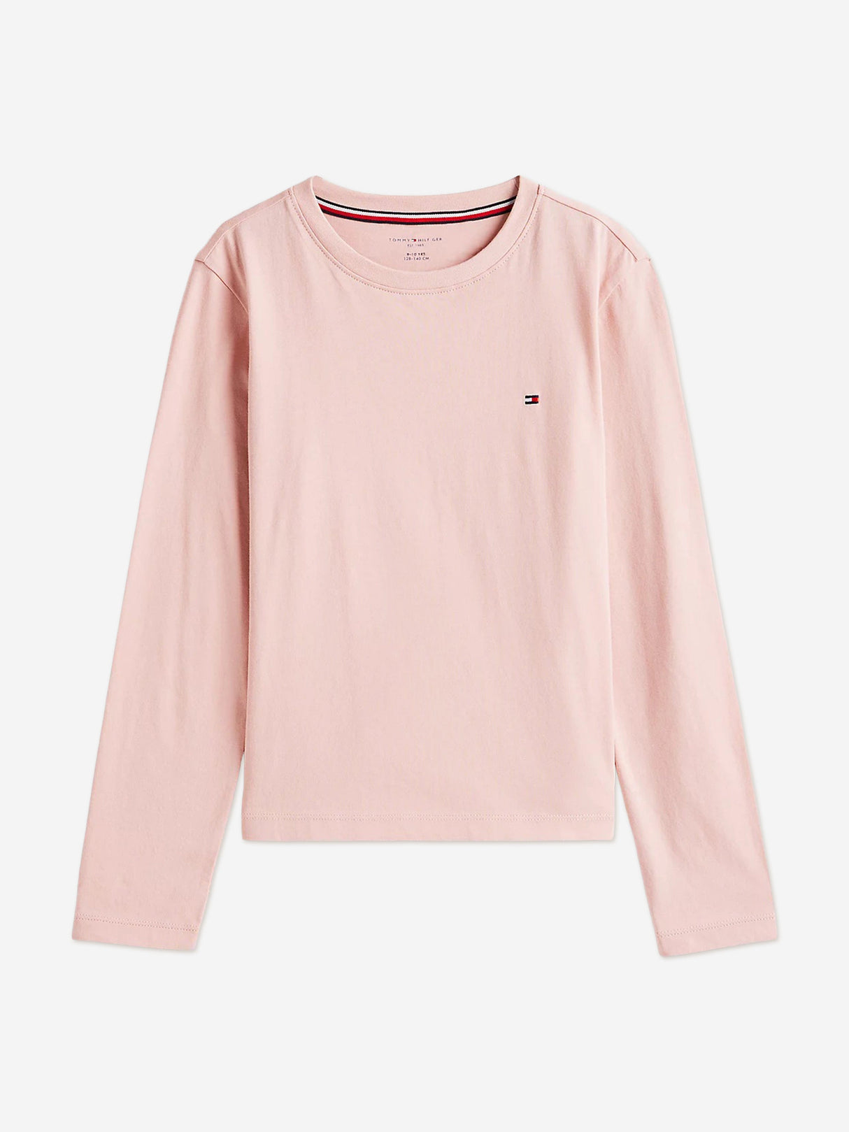 Tommy Hilfiger Girls Long Sleeve Cuffed PJ Set in Pink