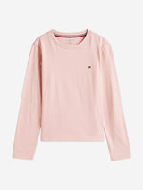 Tommy Hilfiger Girls Long Sleeve Cuffed PJ Set in Pink