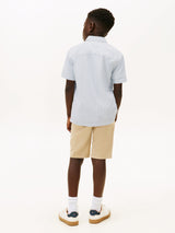 Tommy Hilfiger Boys Seersucker Shirt in Blue