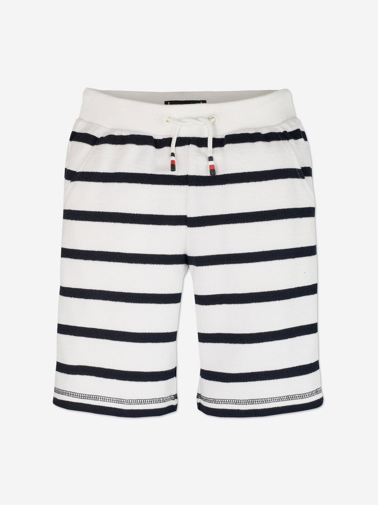 Tommy Hilfiger Boys Breton Stripe Shorts in White