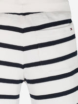 Tommy Hilfiger Boys Breton Stripe Shorts in White