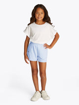 Tommy Hilfiger Girls Tommy Script Shorts in Blue