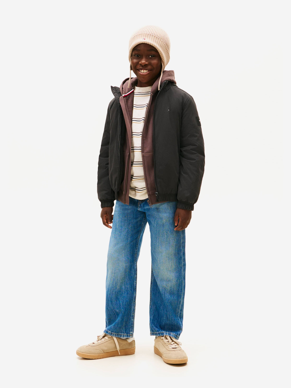 Tommy Hilfiger Boys Essential Padded Jacket in Black