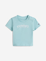 Tommy Hilfiger Baby Boys Monotype Logo T-Shirt in Blue