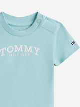 Tommy Hilfiger Baby Boys Monotype Logo T-Shirt in Blue