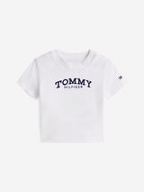 Tommy Hilfiger Baby Monotype Logo T-Shirt in White