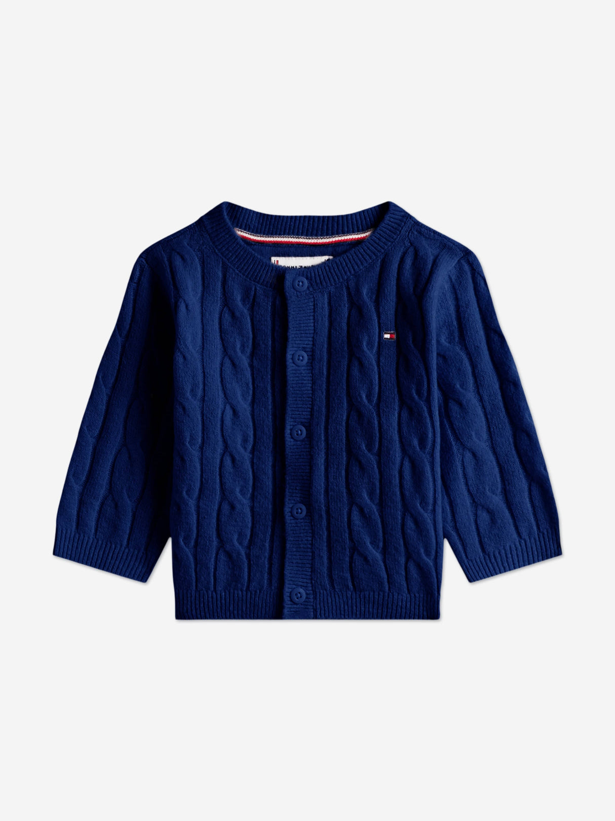 Tommy Hilfiger Baby Boys Cable Knit Trouser Gift Set in Navy